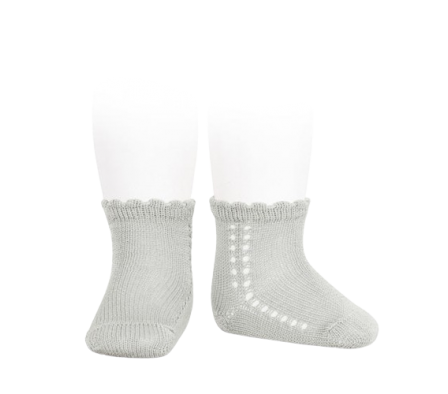 Condor Medias Perle Calado Blanco 12 a 18 m