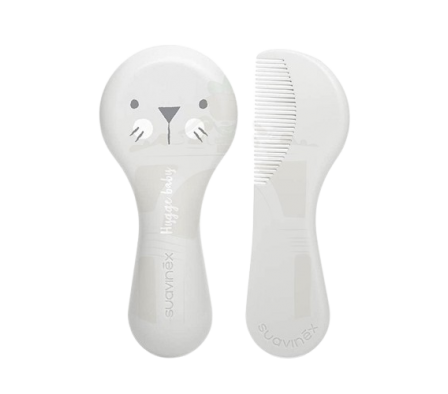 Suavinex Cepillo- Peine Soft Gris Decorado