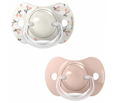 Suavinex 2 Chupetes SX Pro Birdies Rosa 0/6M