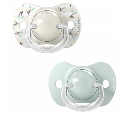 Suavinex 2 Chupetes SX Pro Birdies Verde