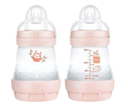 Mam Mamadera Rosa Pack de 2 160ml 0+