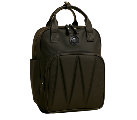 Las Floritas Mochila Carmela Maternal Negro