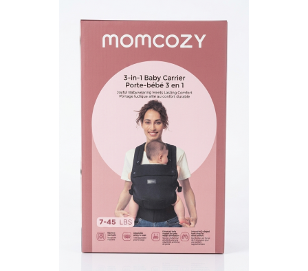 Momcozy Porta Bebe Ergonomico Gris 