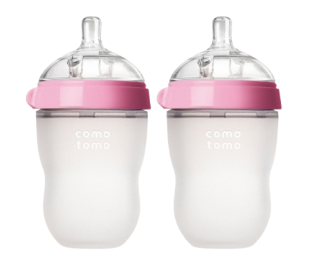 ComoTomo Biberon 250ml Pack X2 Rosa