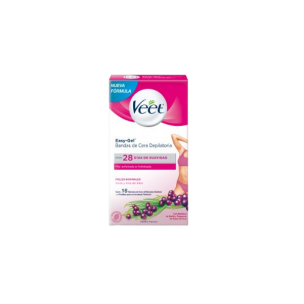 Veet Banda Depilatoria, Axila y Bikini Piel Normal